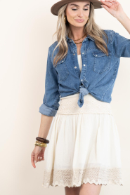 Devotion |  Mini skirt with embroidery Sunbeam | natural | Picture 4