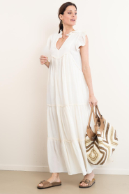 Devotion |  Maxi dress with ruffles Reverie | natural | Picture 4