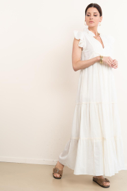 Devotion |  Maxi dress with ruffles Reverie | natural | Picture 7