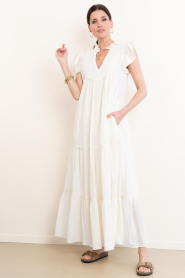 Devotion |  Maxi dress with ruffles Reverie | natural | Picture 5