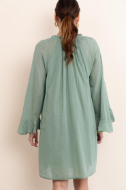 Devotion |  Cotton mini dress Nivea | green | Picture 8
