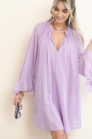 Devotion |  Cotton mini dress Nivea | purple | Picture 6