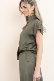 Drykorn :  Satin top Alaria | green - img8