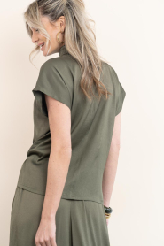 Drykorn :  Satin top Alaria | green - img9