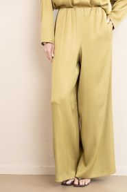 Drykorn :  Satin trousers Tweezer L34 | yellow - img4