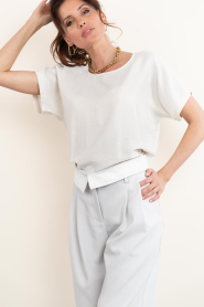 Drykorn :  Cupro top Corami | natural - img5