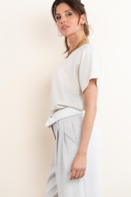 Drykorn :  Cupro top Corami | natural - img7