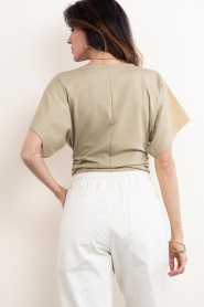 Drykorn |  Tailored jersey top Pamara | green  | Picture 9