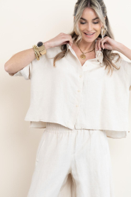 Drykorn |  Linen blouse Yarika | natural | Picture 2