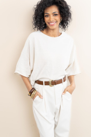 Drykorn :  Fine knitted sweater Dilary | natural - img2