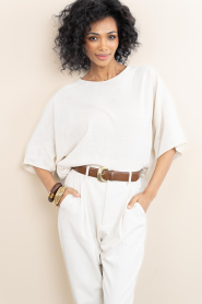 Drykorn :  Fine knitted sweater Dilary | natural - img4