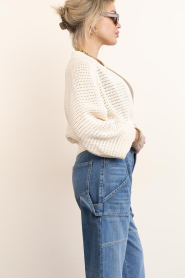 Drykorn |  Knitted bomber jacket Silsy | natural | Picture 8