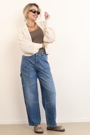 Drykorn |  Knitted bomber jacket Silsy | natural | Picture 3