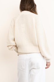 Drykorn :  Knitted bomber jacket Silsy | natural - img7