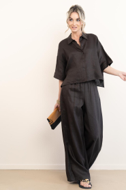 Drykorn |  Linen trousers Ceiling L34 | brown | Picture 3