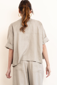 Drykorn |  Linen blouse Yarika | green | Picture 7