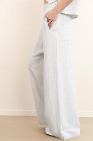 Drykorn |  Linen blend trousers Ceiling L34 | grey | Picture 8