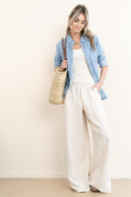 Drykorn |  Linen blend trousers Ceiling L34 | natural | Picture 2