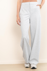 Drykorn |  Stretch wide leg pants Fae | grey | Picture 4