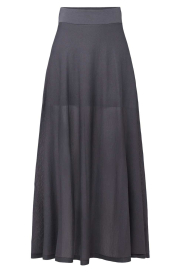 Drykorn |  Knitted maxi-skirt Tensya | grey | Picture 1