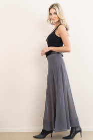 Drykorn |  Knitted maxi-skirt Tensya | grey | Picture 7