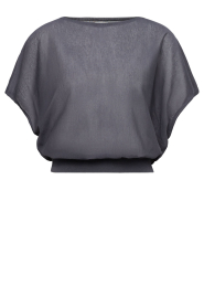Drykorn |  Transparant stretch top Gerlotta | grey | Picture 1
