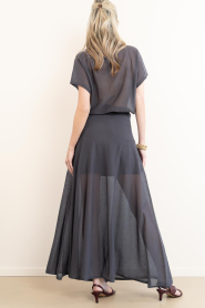 Drykorn |  Transparant stretch top Gerlotta | grey | Picture 9