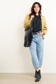 Drykorn |  Satin bomber jacket Brays | yellow | Picture 3