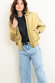 Drykorn |  Satin bomber jacket Brays | yellow | Picture 5