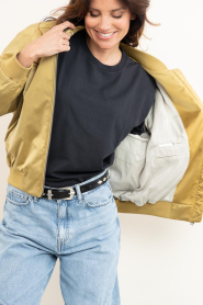 Drykorn |  Satin bomber jacket Brays | yellow | Picture 8