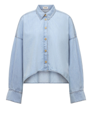 Drykorn |  Tencel blouse Oshia | blue | Picture 1