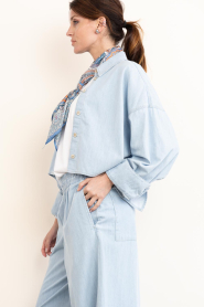 Drykorn |  Tencel blouse Oshia | blue | Picture 7