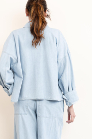 Drykorn |  Tencel blouse Oshia | blue | Picture 8
