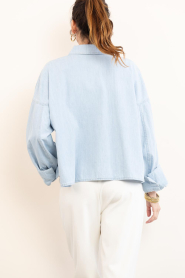 Drykorn |  Tencel blouse Oshia | blue | Picture 10