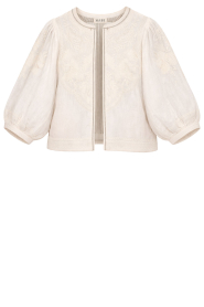 M.A.B.E |  Jacket with embroidery Averi | natural | Picture 1