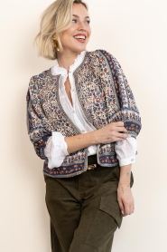 M.A.B.E |  Jacket with print Cass | dark blue | Picture 6