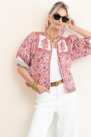 M.A.B.E |  Jacket with print Della | pink | Picture 4