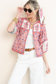 M.A.B.E |  Jacket with print Della | pink | Picture 5