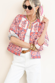 M.A.B.E |  Jacket with print Della | pink | Picture 6