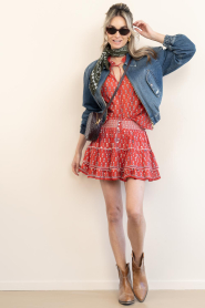 M.A.B.E |  Cotton top with print Ari | red | Picture 3