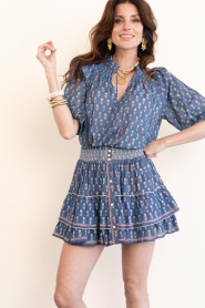 M.A.B.E |  Cotton top with print Ari | dark blue | Picture 5