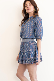 M.A.B.E |  Cotton top with print Ari | dark blue | Picture 7