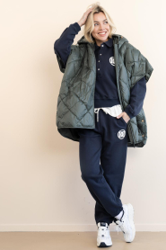 Deblon :  Padded body warmer Carice | dark green - img3