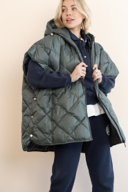 Deblon :  Padded body warmer Carice | dark green - img4