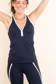 Deblon :  Sporty top Cleo | dark blue - img4