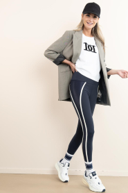Deblon |  Cropped top with logo Jones | white | Picture 3