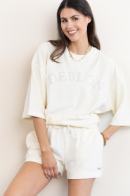 Deblon :  Terry sweater with logo Vine | natural - img5