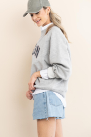 Deblon |  Sweater with logo Vive | grey | Picture 7