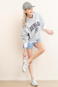 Deblon |  Sweater with logo Vive | grey | Picture 3