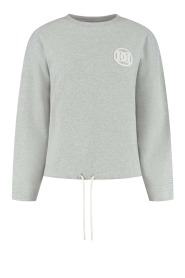 Deblon |  Sweater with logo Celia | grey | Picture 1